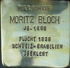 Stolperstein für Moritz BLOCH